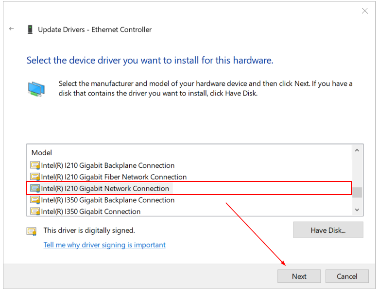 Install Intel NUC Windows Server 2022 Network Adapter Driver Tech   Image 19 